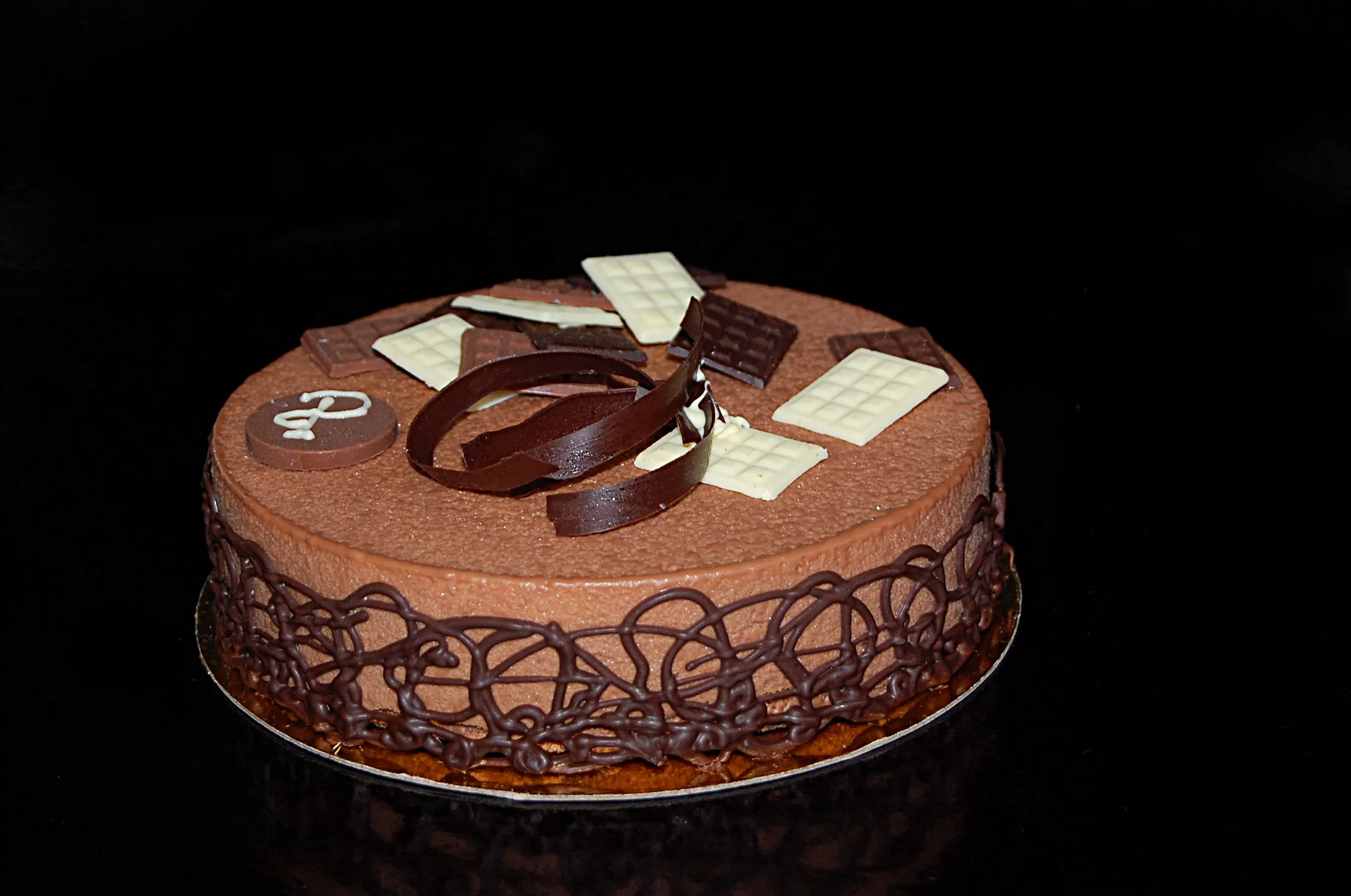 Entremets aux 3 chocolats,